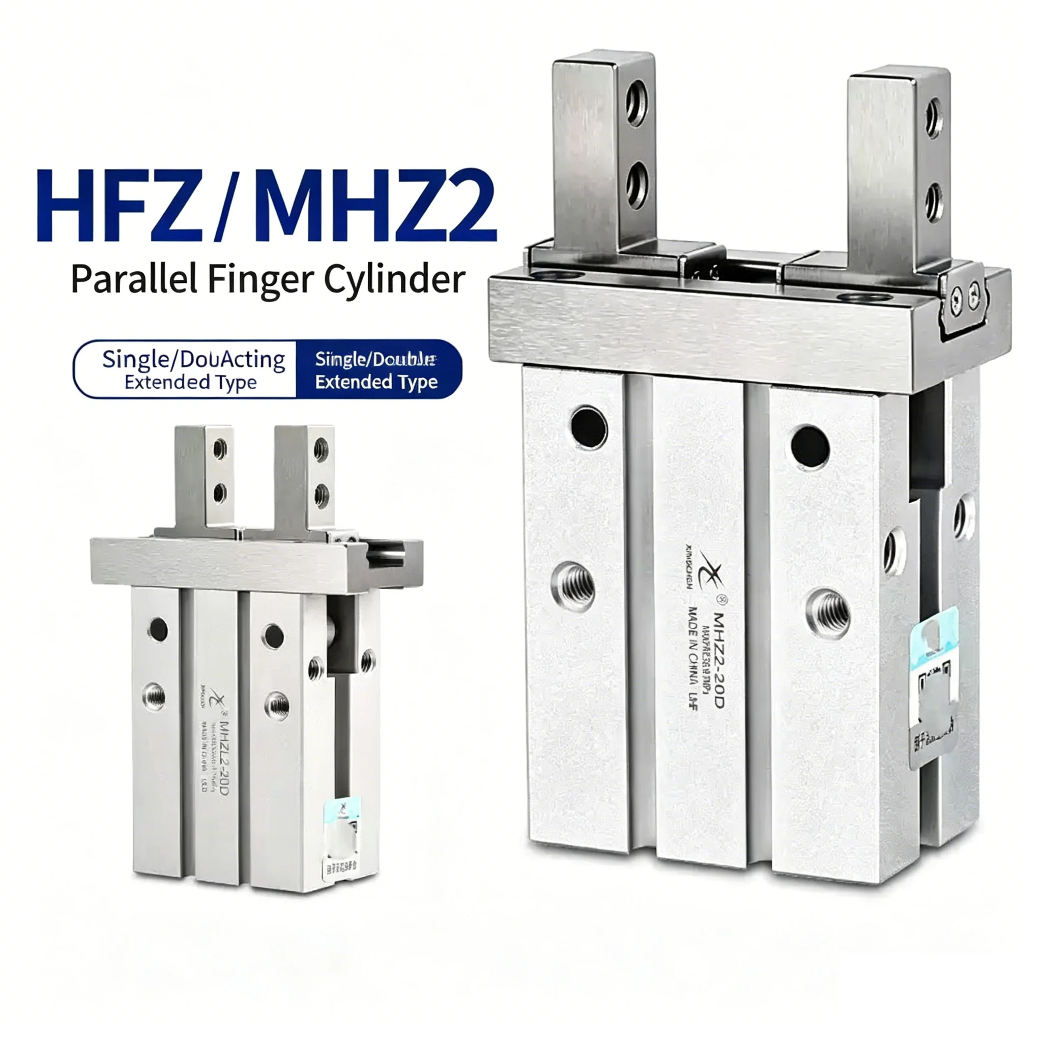 MHZ2 10D 16D 20D 25D 32D 40D MHZ2 10S MHZ2 10C Parallel Air Gripper  Type Pneumatic Cylinder Double or Single Acting Gripper