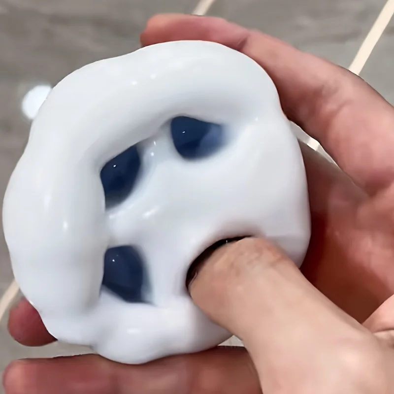 Sticky Rice Cake Squeezing Ball Toy, Ideal Easter Gift Portable Toy Fun Handmade Ball Toy, Holiday Shopper - Perfect for Backyard, Camping or Travel, Outdoor Game Time, Fun Design, Perfect for Halloween, Thanksgiving and Christmas Gifts (Random Colors)