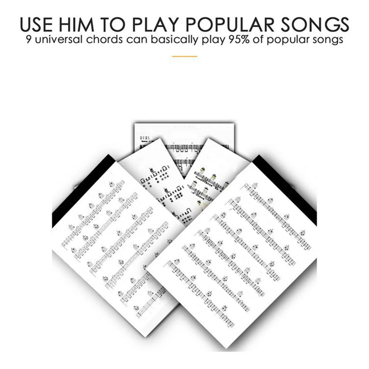 

A98U Guitar Learn Aid Tool Guitar Chord Presser Ukulele Chord Trainer Guitar Chords Learning System for Guitar Beginner