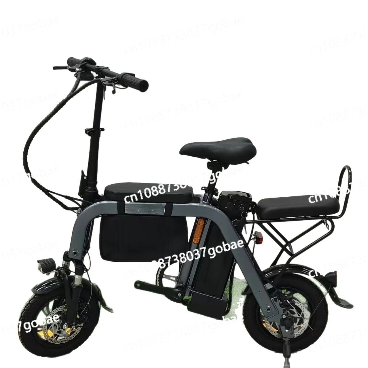 

Smart electric vehicle two-wheel bicycle double seat