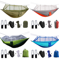 Outdoor Lightweight Travel Portable Detachable Hanging Mosquito Net Camping Hammock With Mosquito Net Tent