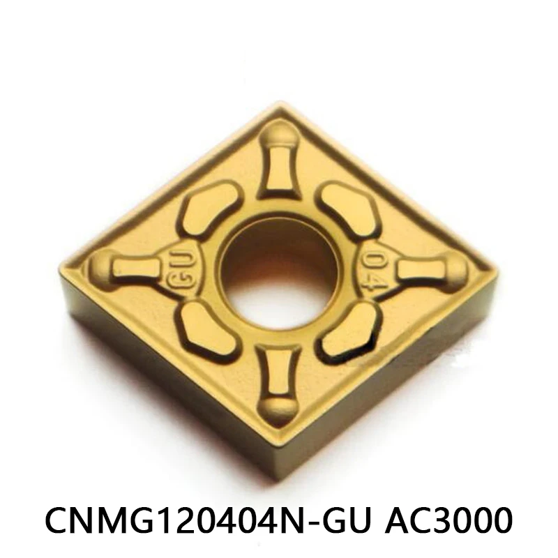 

Оригинальный CNMG 120404 CNMG120404 N-GU CNMG120404N-GU AC3000 карбидная вставка для токарного станка режущий инструмент токарная посуда tornio