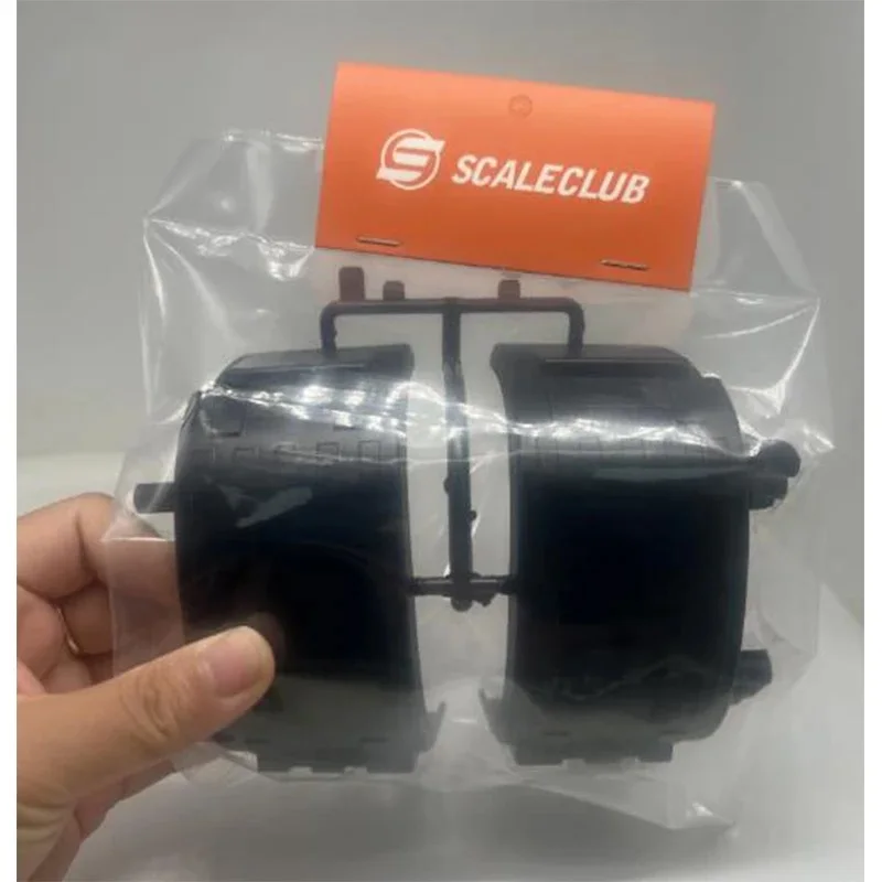 Scaleclub 1/14 modèle de camion de garde-boue universel à axe unique pour Tamiya Lesu pour Scania Man pièces de voiture remorque de camion Rc
