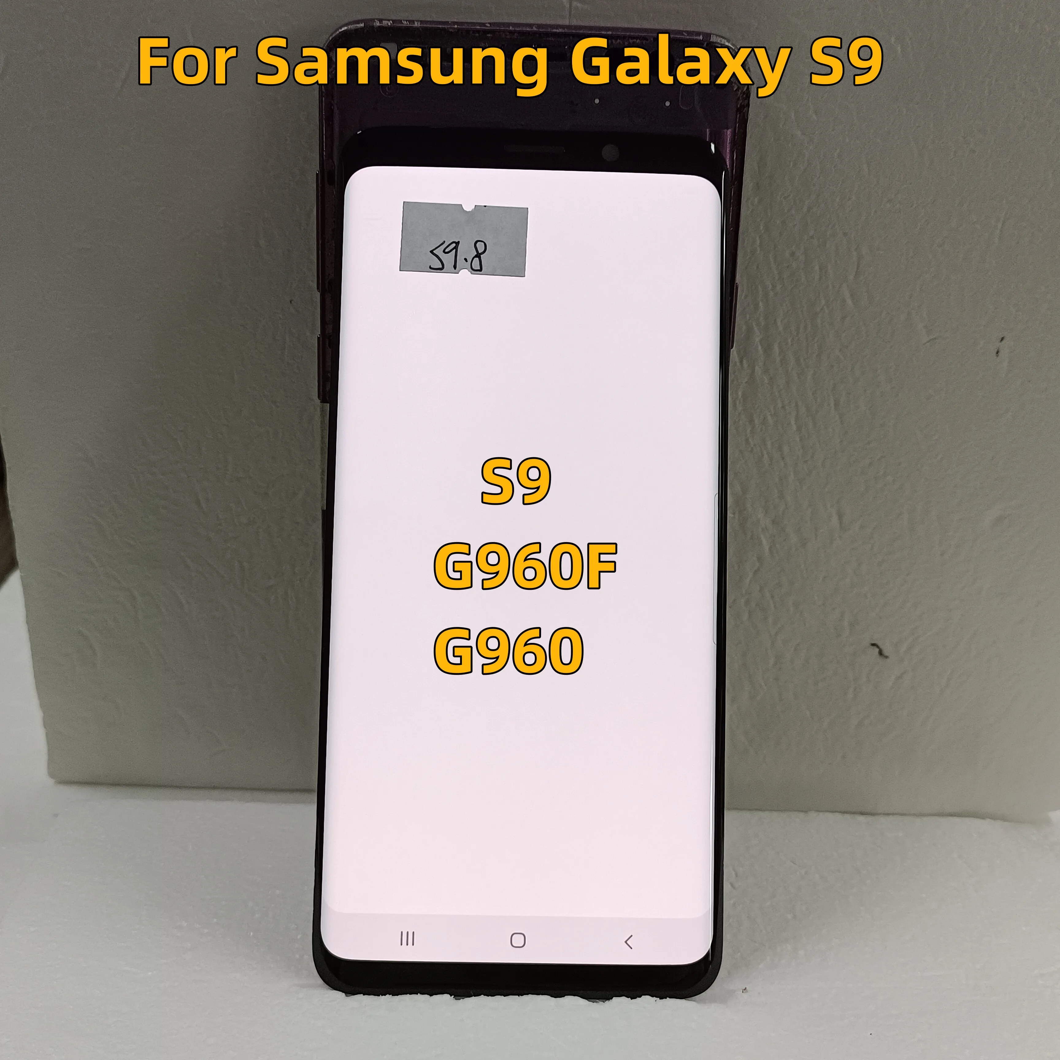 

Super AMOLED Display For SAMSUNG Galaxy S9 Compatibility G960F LCD G960 Touch Screen Digitizer Repair Parts touch panel