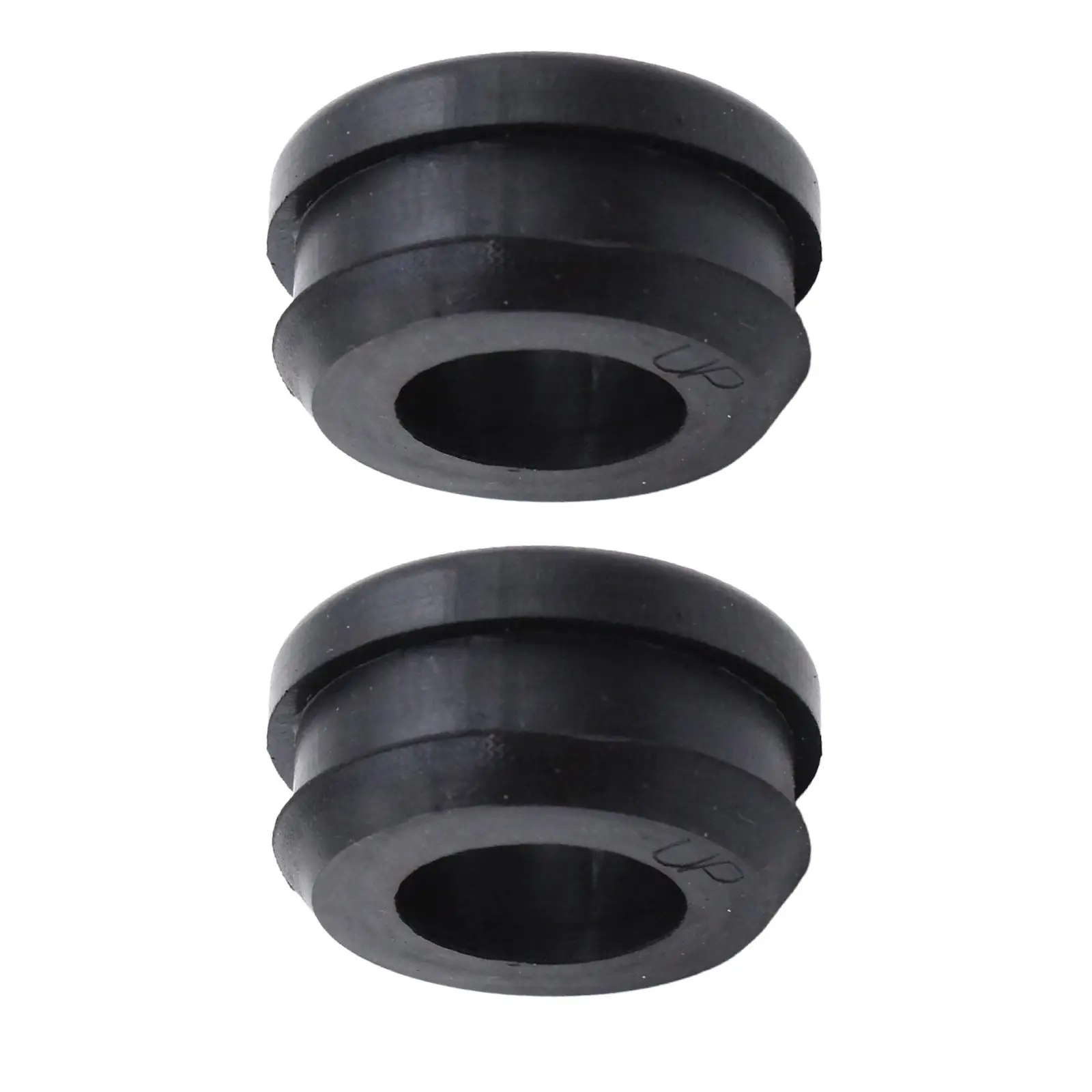 2 Pieces Rubber Pcv Breather Grommets, Black O.D. 1 1/4