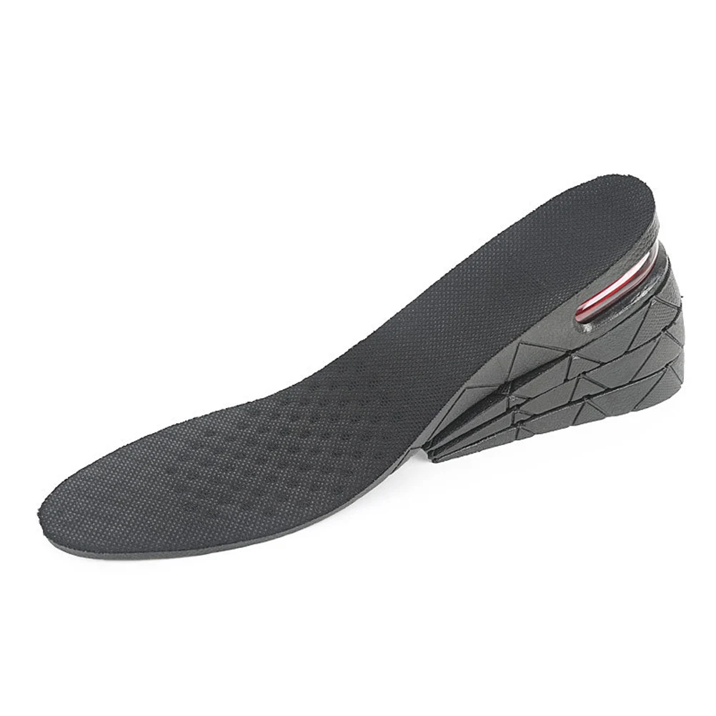 

Premium Shoe Lift Inserts For Height Black Heightening Insoles Men Women Cushioning Anti-Slip Taller Pad Foot Care Tool