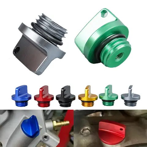 오토바이 M20*2.5 크랭크케이스 캡 CNC 엔진 오일 필러 스크류 커버 플러그 CR CRF XR YZ WR TTR KX KLX RMZ RMX RM 모토크로스용