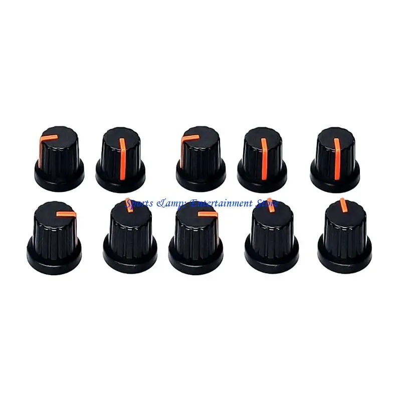 G7NF 10Pcs Plastic Potentiometer Control Knob Guitar Volumes Control Knob Enduring