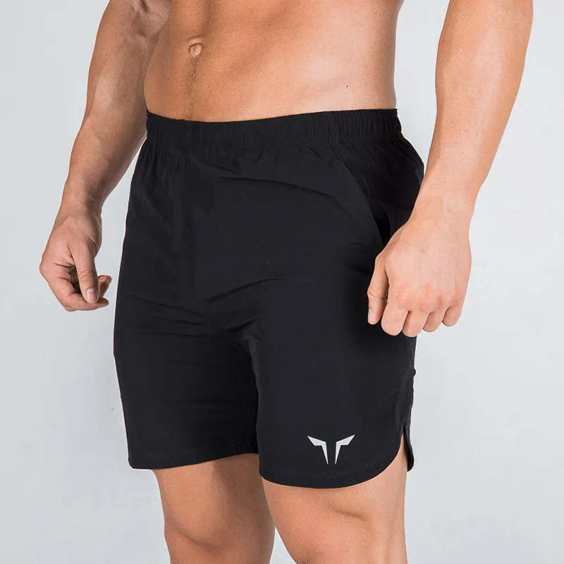 Men\'s Summer Gym Fitness Double-decker 2 in 1 Shorts Sports Running Basketball Short Pants Quick Dry Bodybuilding Jogger Bottoms