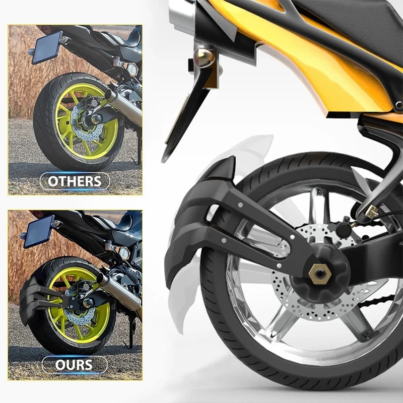 Motorcycle Rear Fender Wheel Cover Mudguard Universal Fender Splash Guard Accessories