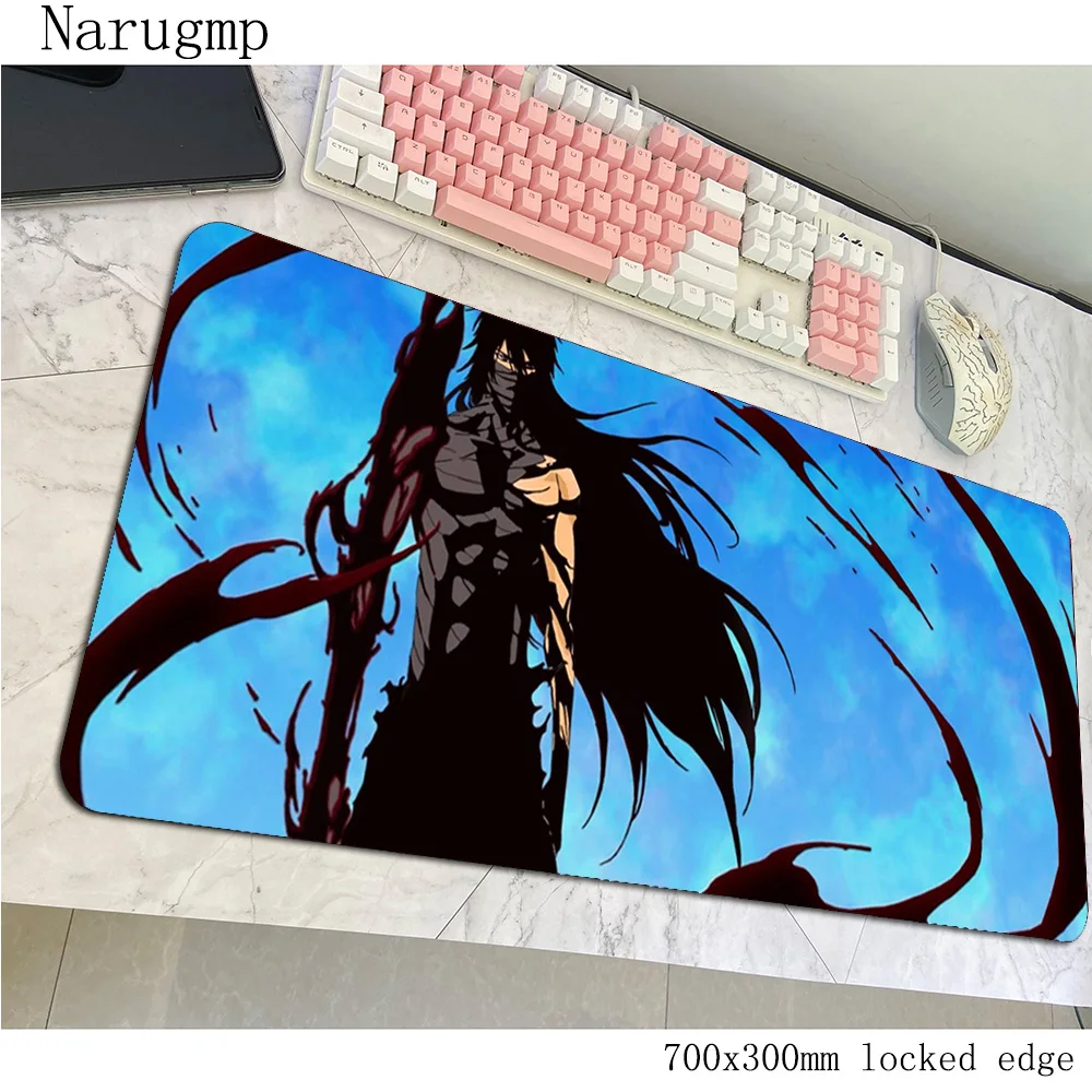 BLEACH коврик для мыши великолепный аксессуар 700x300 мм коврик для мыши Indie Pop игровой корпоративный резиновый коврик клавиатура большой коврик для мыши геймер