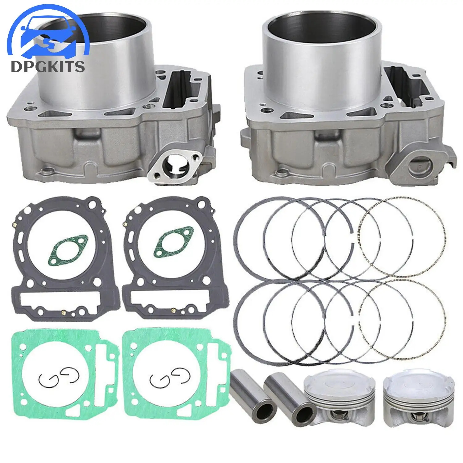 2Set 91mm Cylinder Gasket Piston&Ring Top End Rebuild Kit For Can-Am BRP Commander Maverick Outlander 1000 Motorcycle Parts