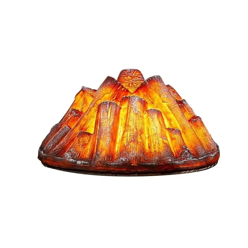 for Freestanding Electric Fireplace Simulated Charcoal Flame LED Lamp with Adjustable Thermostat Overheating Protection Home