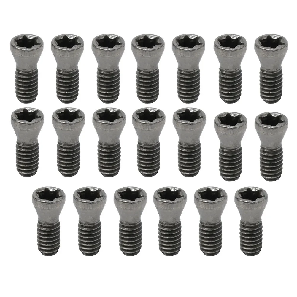 

20 Pieces M2.5x7mm Torx Screws For CNC Lathe Tools Suitable For Replacing Carbide Blades In Various Machinery Industries