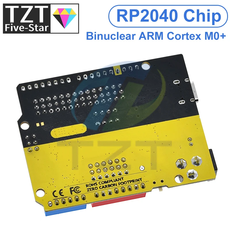 لوحة تطوير Raspberry PI UNO RP2040 Type-C USB 16 ميجابايت وحدة تحكم تعلم البرمجة لوحة أساسية لاردوينو