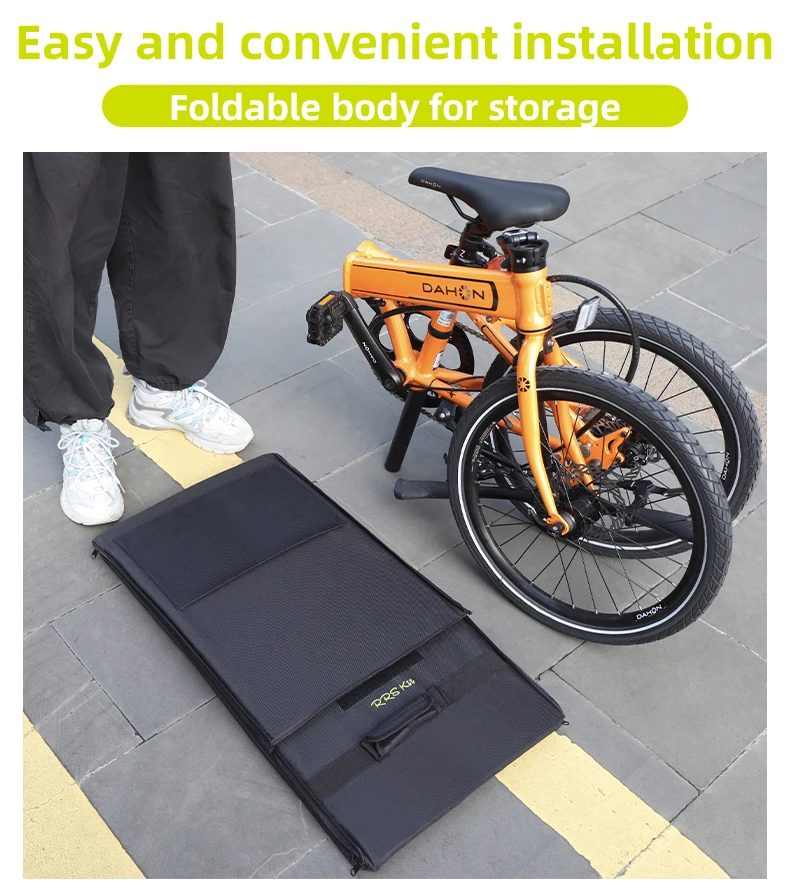 RRSKIT faltbare Fahrradladetasche für Brompton 14-16 Zoll für Dahon ruhm 18-22 Zoll Fahrrad staubdichte wasserdichte Aufbewahrungstasche – Detail 6