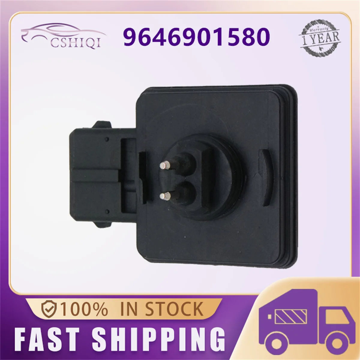9646901580 Coolant Water Expansion Tank Level Sensor For Peugeot 306 405 Partner 3008 Xsara Citroen C3 DS5 C4 1.8 1.9 2.0