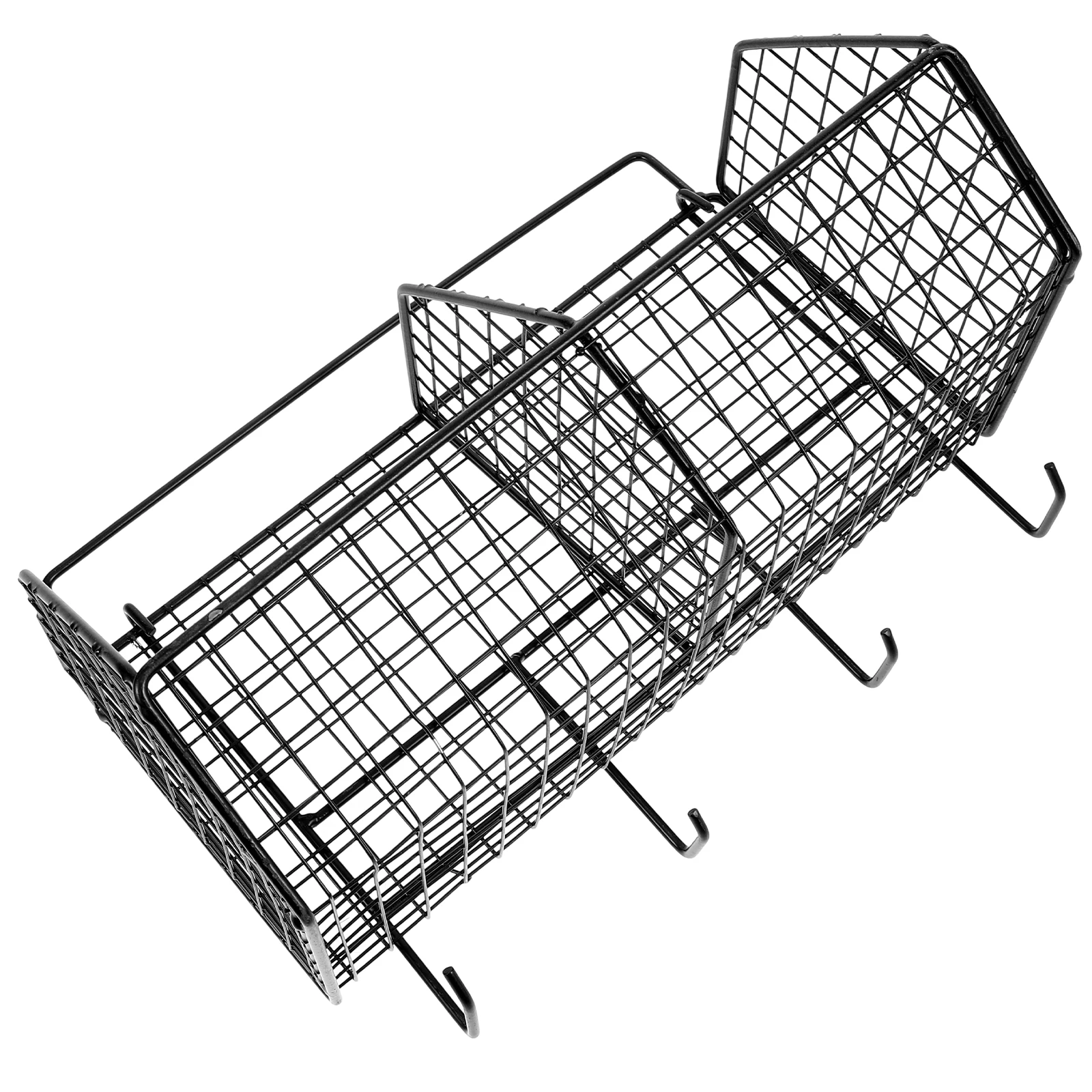 

Kitchen Storage Basket Metal Wall Baskets Vegetable Fruit Carbon Steel Hanging Wire ganizer Pantry Mount Rack