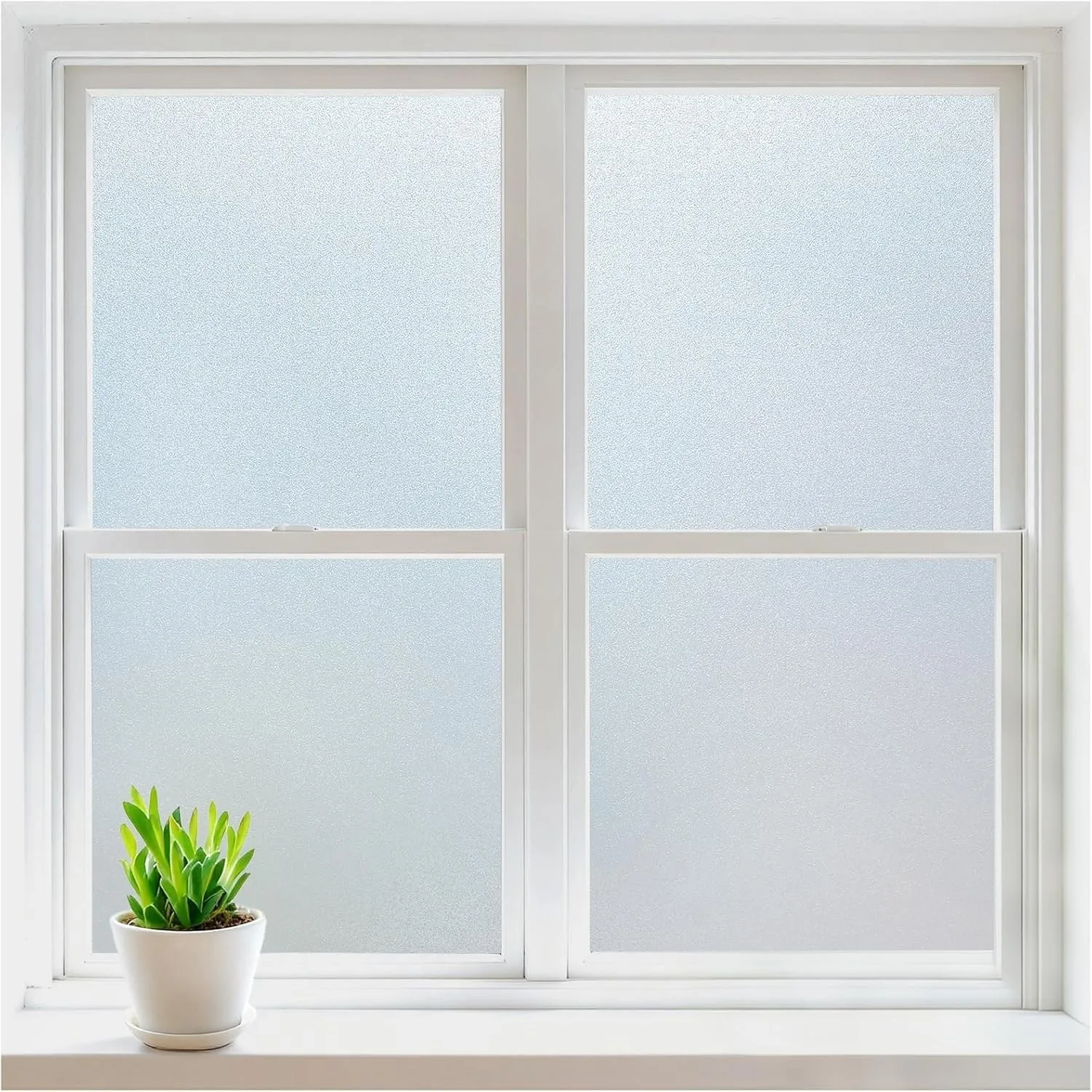 Fenster-Sichtschutzfolie, Milchglas-Fensteraufkleber, Statisch Haftende UV- und Wärmeschutz-Türaufkleber für Haus und Bad