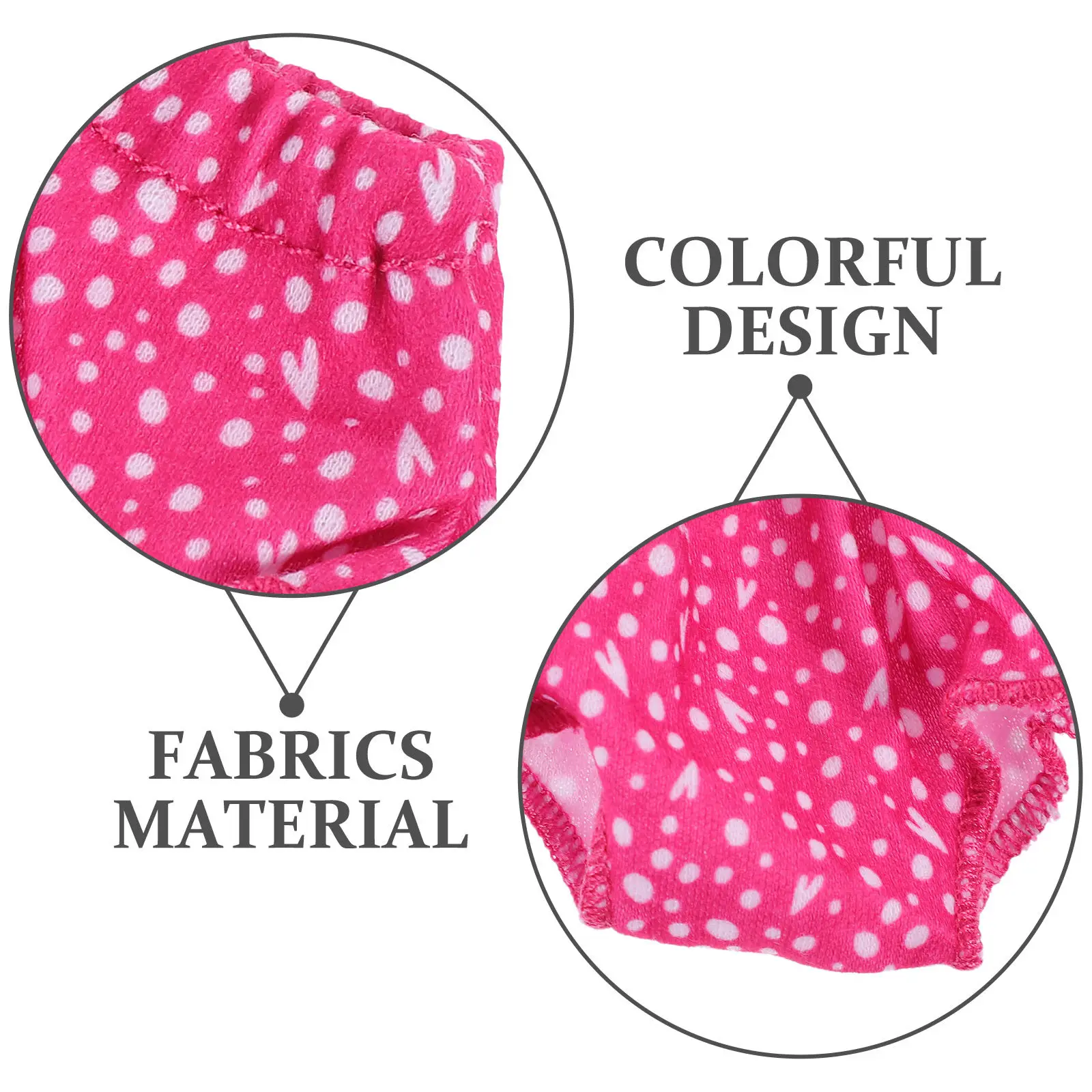 4Pcs Underpants for 18 Inch Replacement Lightweight Fabric Reusable Dressing Accessories Pretend Play Costume