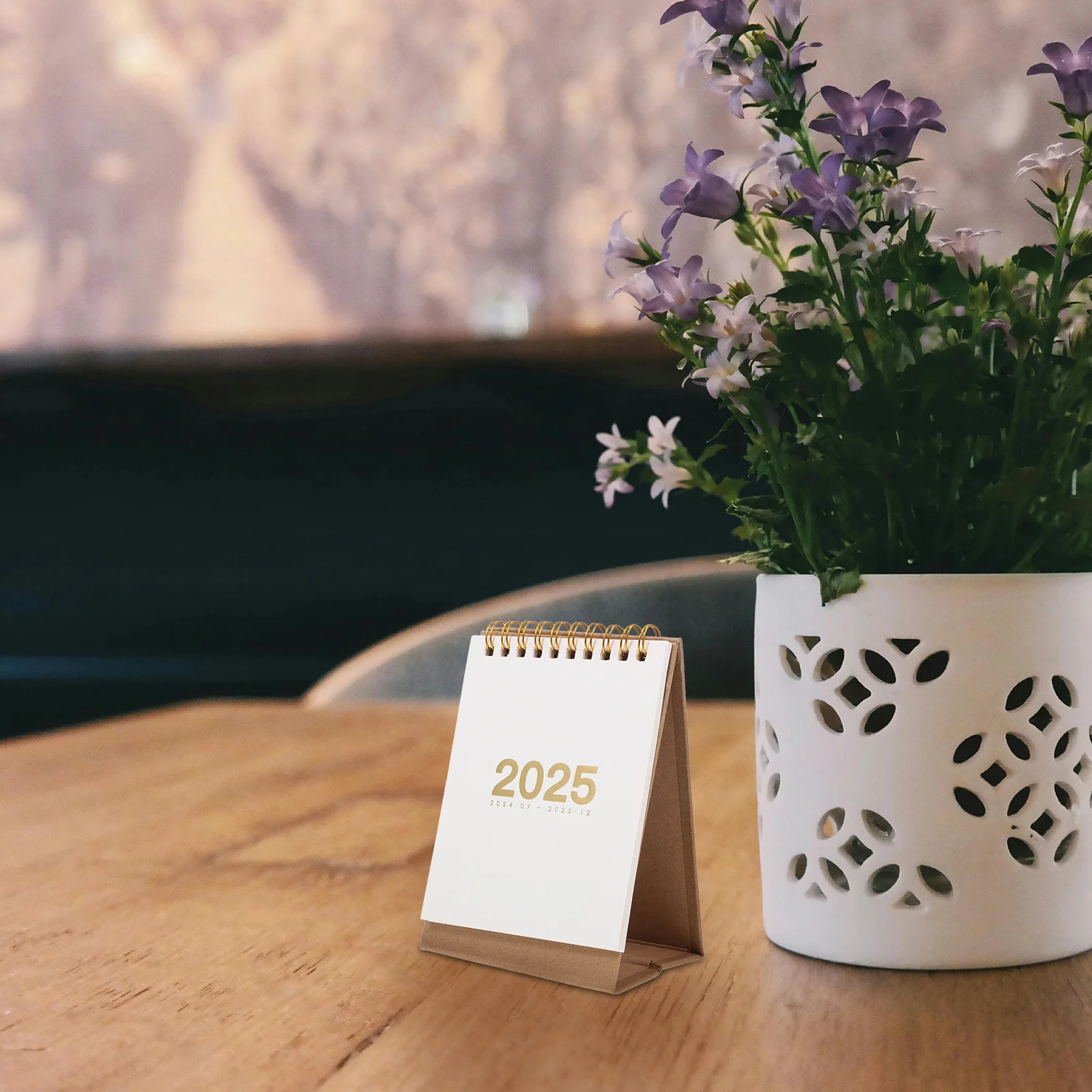 

2025 Style Desk Calendar Sturdy Paper Easy Flipping Detailed Planning Standing Flip Planner Office Home School Desktop