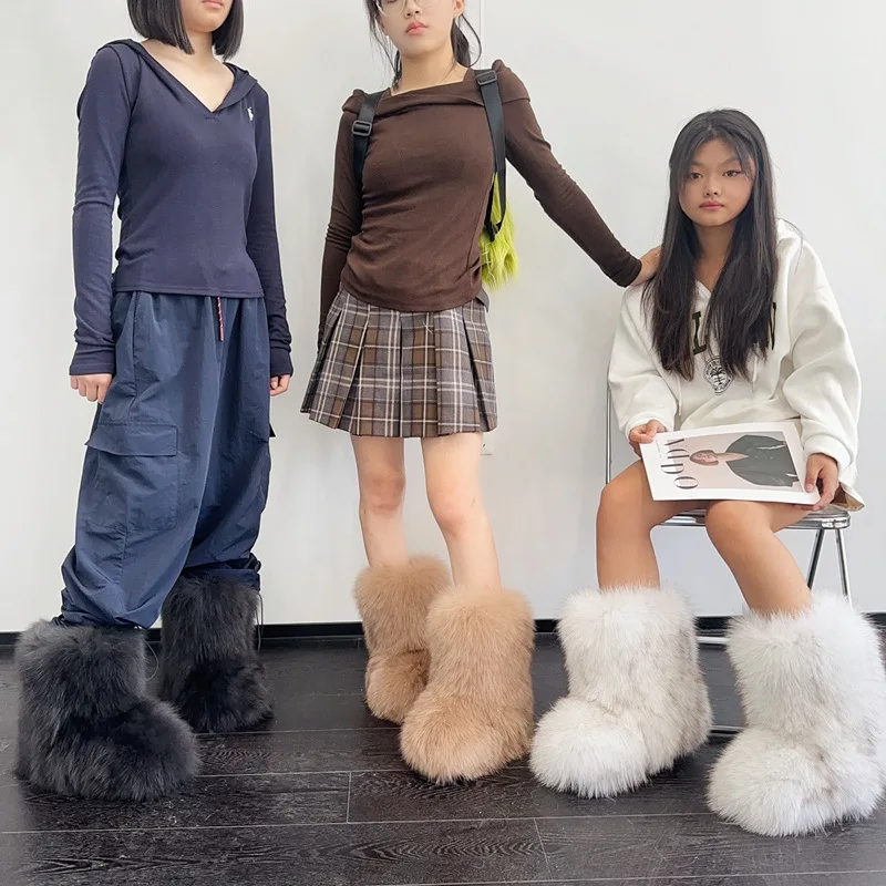 bottes-de-neige-d'hiver-pour-femmes-en-plein-air-de-luxe-fourrure-veritable-fourrure-de-renard-bottes-femme-fourrure-de-renard-chaud-plate-forme-chaussures-grande-taille-bottes