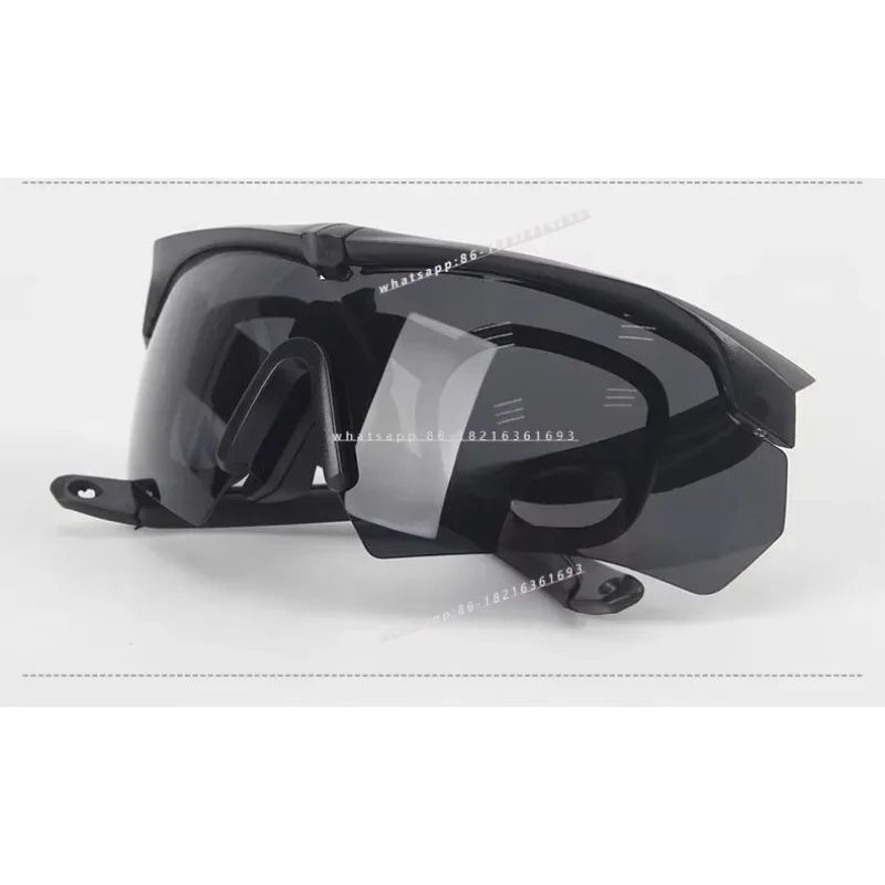 2006GOOD Anti-fog Glasses, Military Fans Anti-riot Outdoor Riding Polarized Wind Goggles