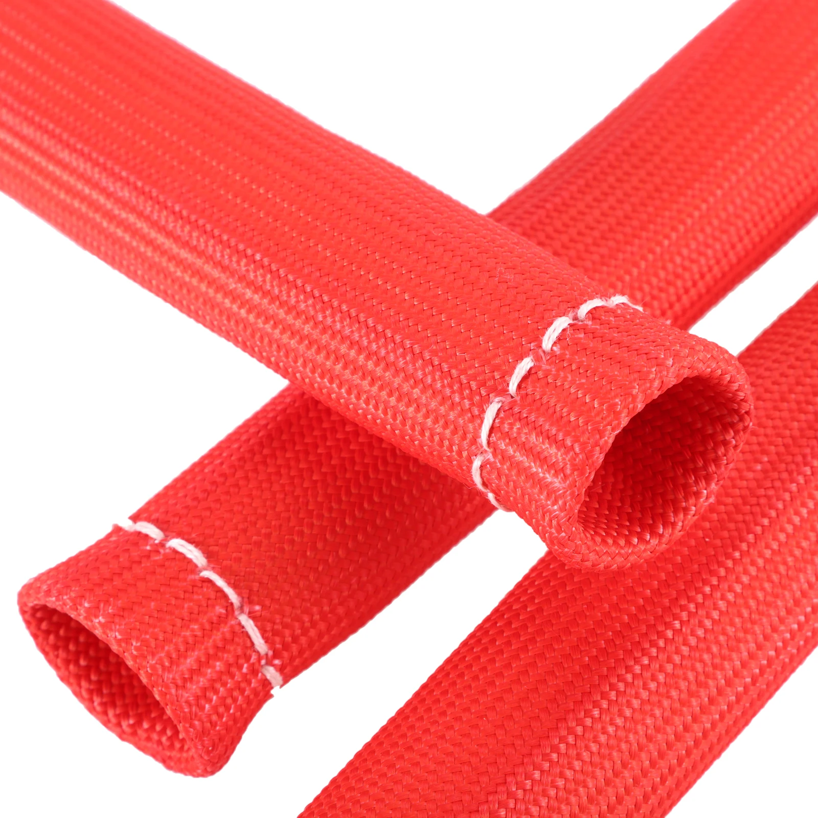 8Pcs Spark Plug Wire Heat Sheild Cover Fiberglass Fit For Chevy, GMC, Cadillac, Buick, Ford, Dodge Heat Shield Protector Sleeve