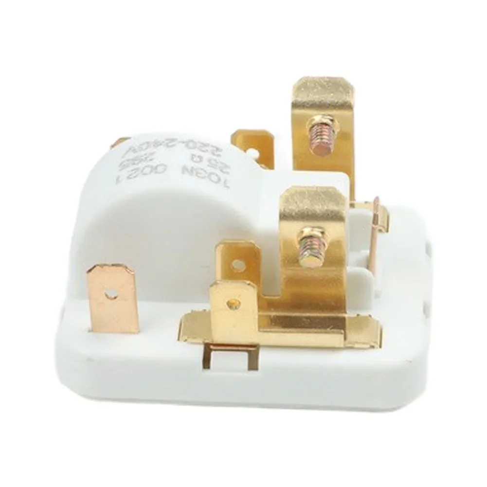Relé de Arranque PTC para Compresor de Refrigerador 103N 0021 para 220V 240V con Protección Contra Sobrecarga, Compatible con la