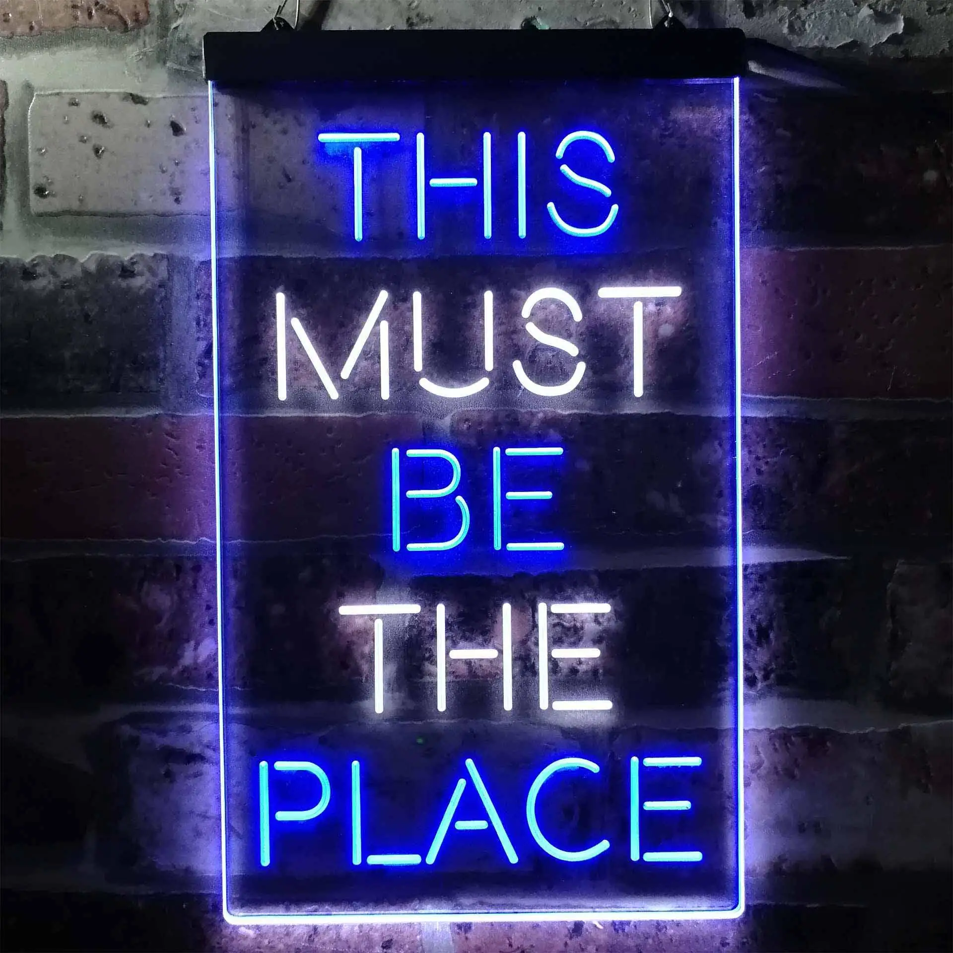 This Must Be The Place Dual Color Led Neon Sign st6-i3775 - view 6