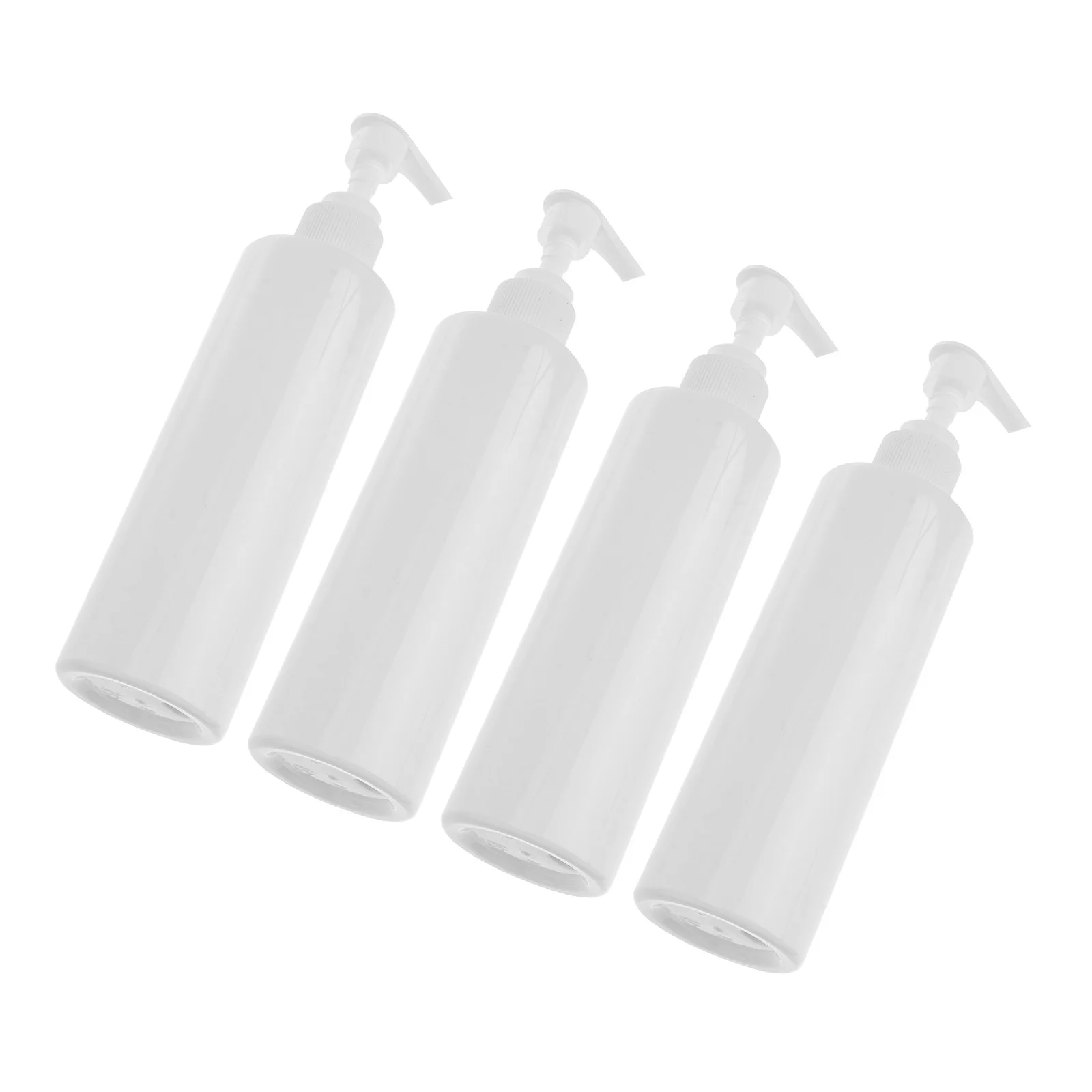 

4pcs Spiral Pump Bottle 100Ml Refillable Travel Dispenser For Shampoo Lotion Liquid Soap Empty Container Bathroom