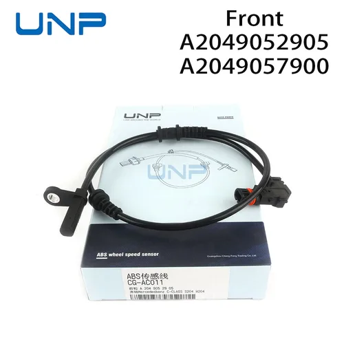 A 2049052905 Sensor de velocidad de rueda delantera L/R ABS para Mercedes Benz W204 C204 S204 C180 C200 C250 C350 2007-2014, A 2049057900