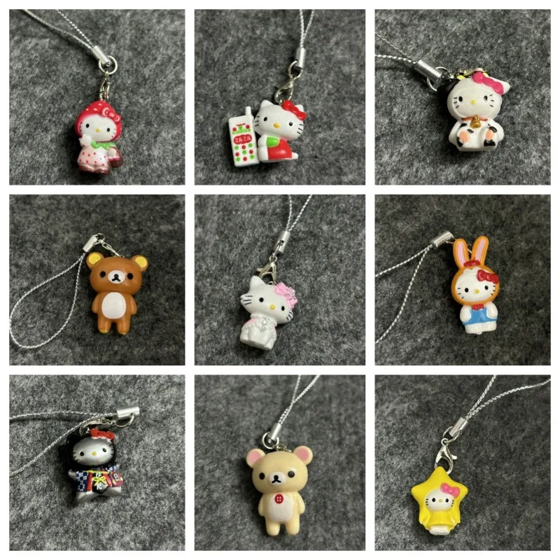

Kawaii Hello Kitty Key Hanging Rope Handmade Anime High Beauty Versatile Bag Hanging Rope Cartoon Women Accessories Wholesale