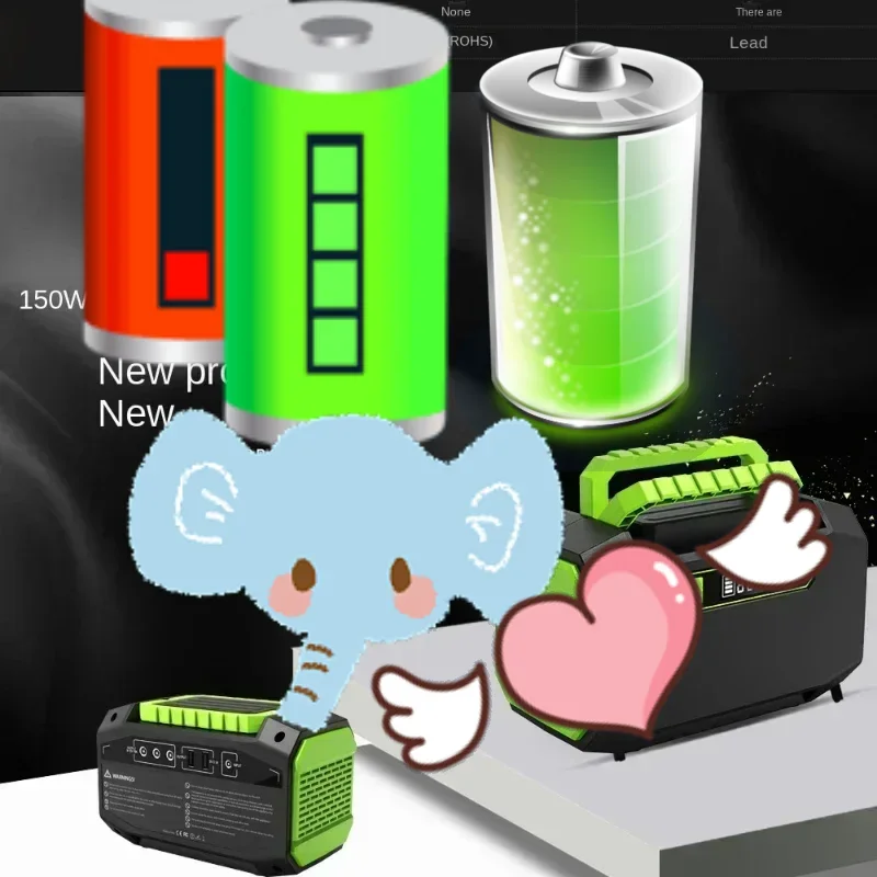 145Wh 200W แบบพกพา Power Station 220 V/110 V เครื่องกําเนิดไฟฟ้าพลังงานแสงอาทิตย์กลางแจ้งฉุกเฉิน Mobile Power Bank 39000mAh สําหรับ Camping Power LED