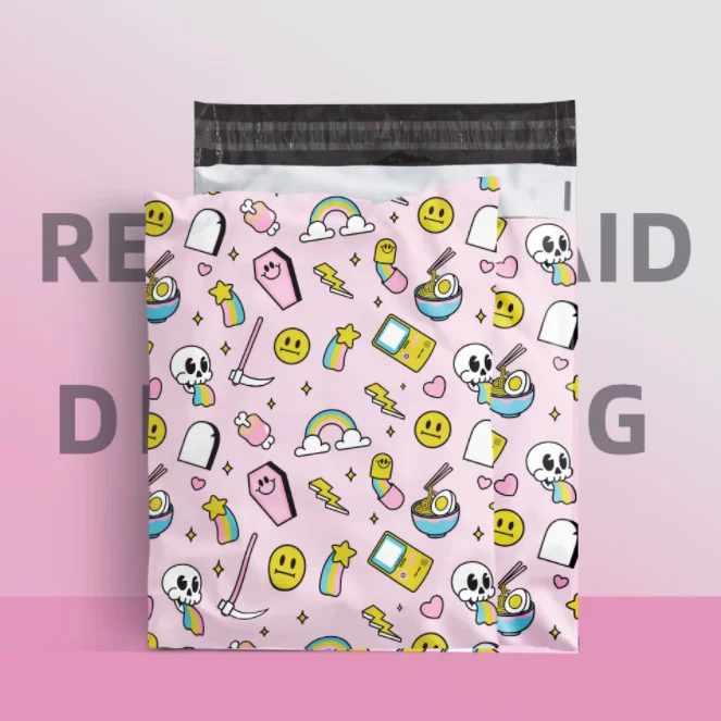 100PCS 10*13in Poly Mailer Adhesive Envelope Shipping Bag DIY Thick T-shirt Dresses Book Christmas Toys Gifts Packaging Pouches image 3