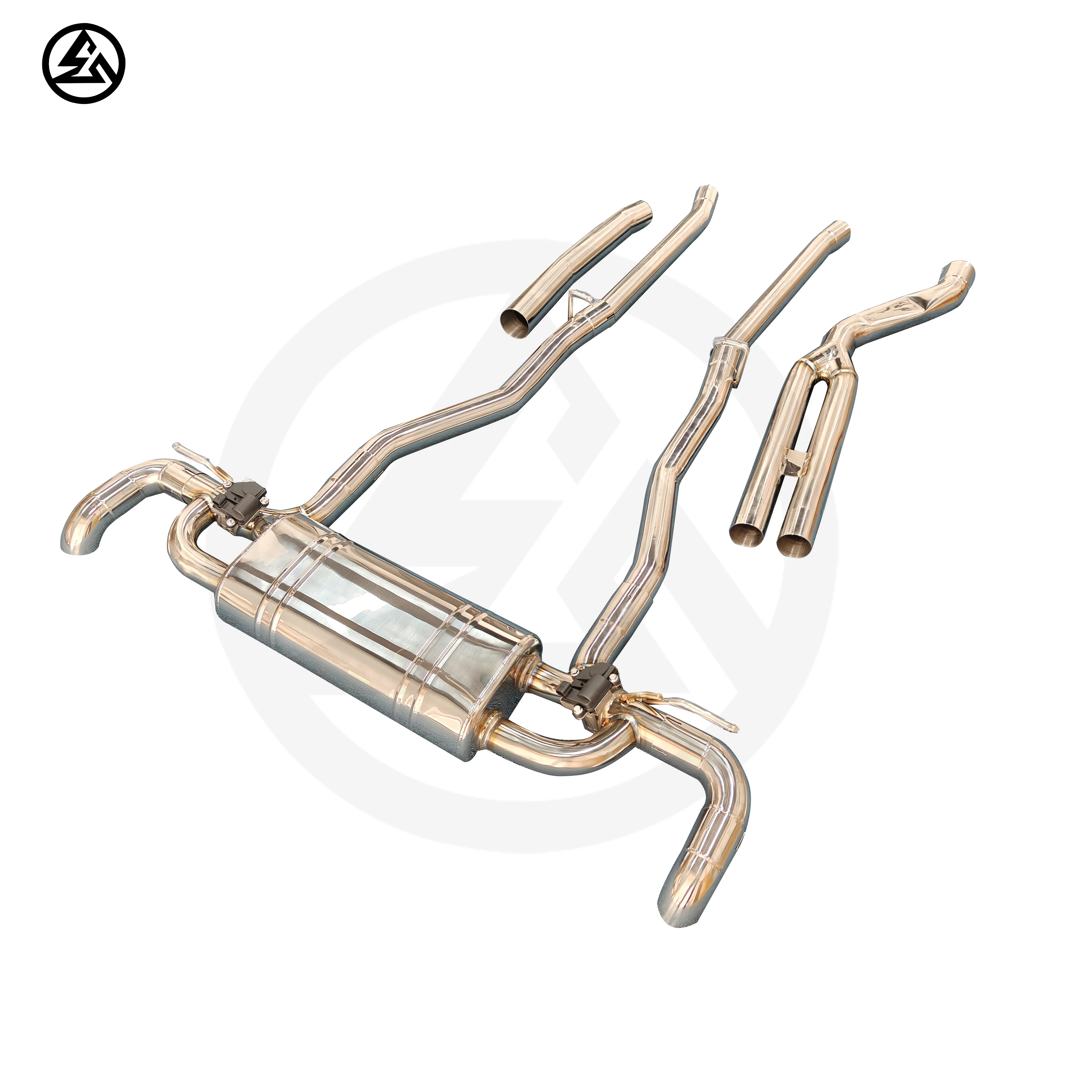 CSZ High Quality Valved Exhaust for    G60 520i 525i 2.0T Valved Catback Axleback Exhaust System Remote Control