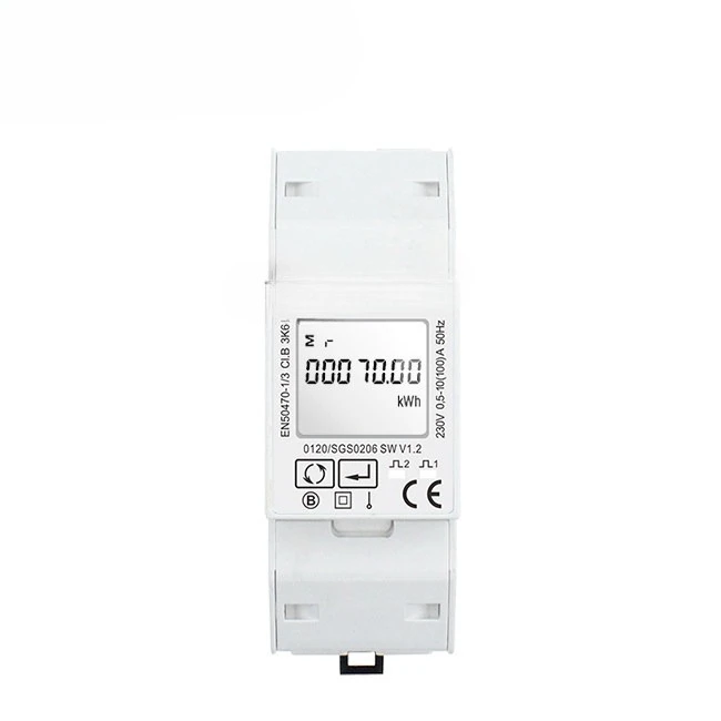 Single Phase Anti Reverse Energy Meter SDM230 V1 Solar Monitoring Device RS485 Communication For PV System Power Test