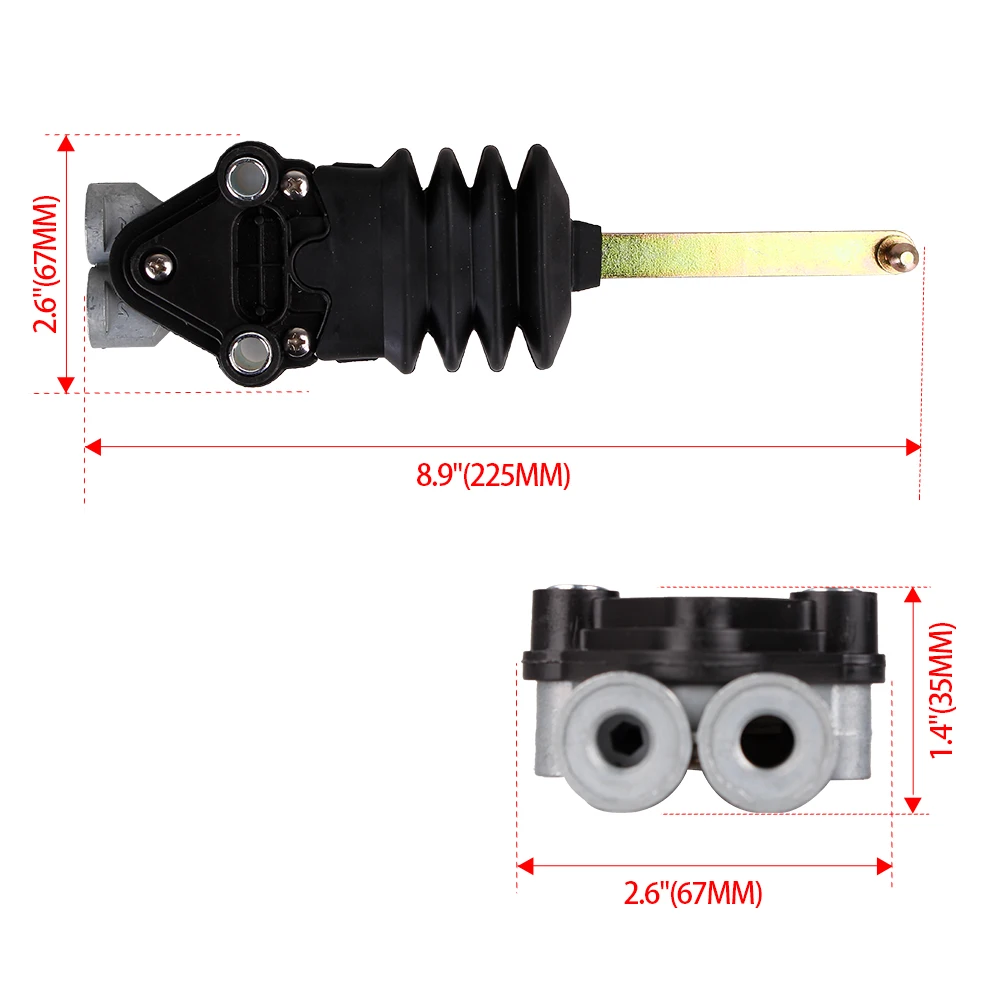Air Suspension Pressure Cabin Leveling Valve For Volvo Daf Air Suspension Levelling Valve 4640070020 TS031