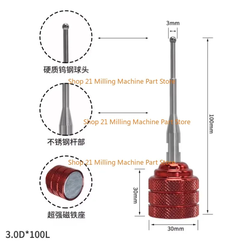 EDM Touch Probe Ortungskugel Magnetische Sonde Zentriergerät für EDM-Maschine