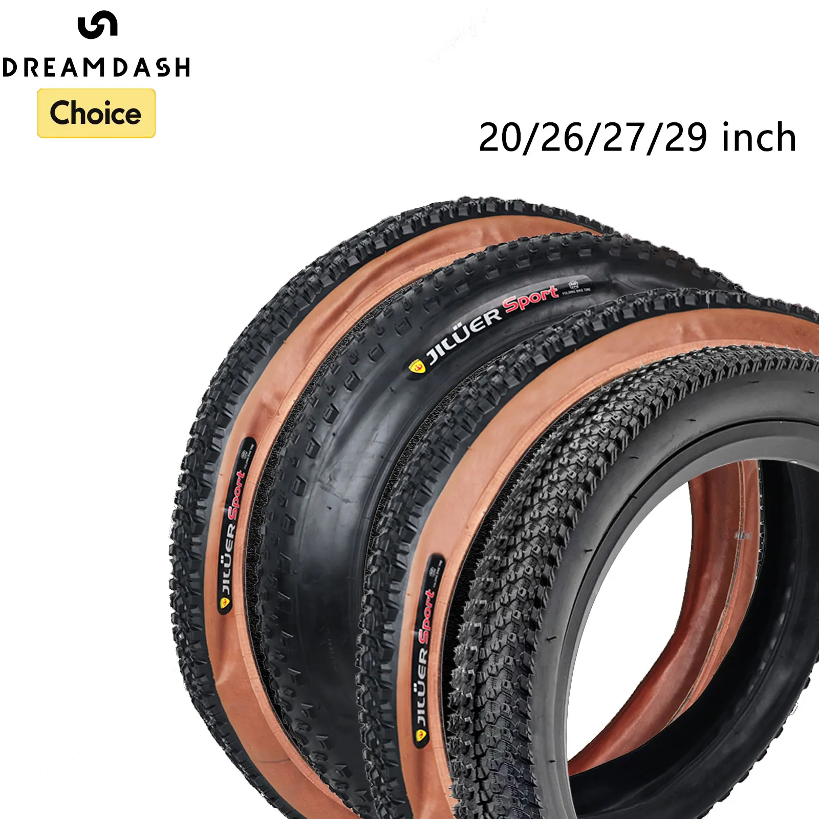 

Bicycle JILUER Folding Tire 20x4.0/26x2.25 4.0/27.5x2.1 2.2/29x2.2 Mountain Bike Foldable Anti Puncture Fetus Tyre For MTB/CY/XC