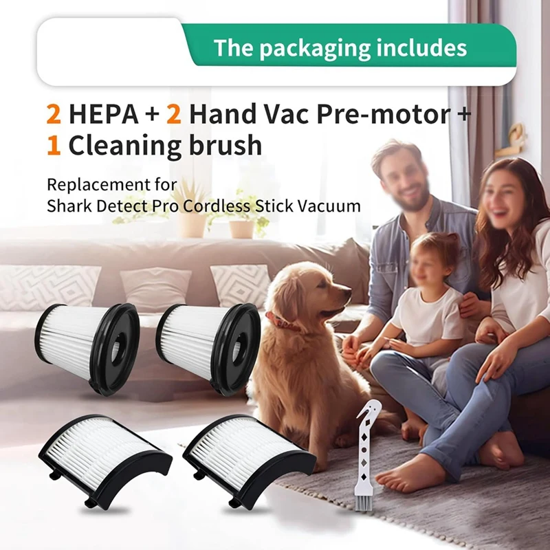 Вакуумные фильтры HEPA для легких беспроводных пылесосов Shark IW3511 Detectpro, детали