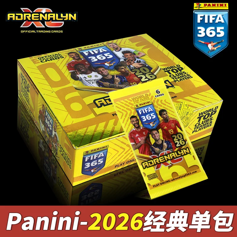 Panini 2026 FIFA365 Official Limited Edition Gold Card, Kylian Mbappé & Lamine Yamal Dual Star Autograph Card Collector‘s Card.