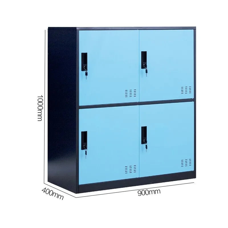 Locker, tin locker, locked student schoolbag cabinet, classroom storage cabinet