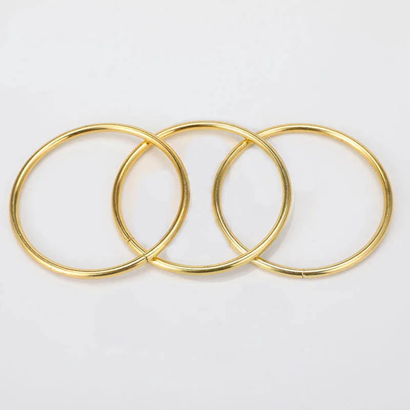 

2" Metal O Rings Gold Rings Non welded opened O-ring Metal Jump Ring accessories