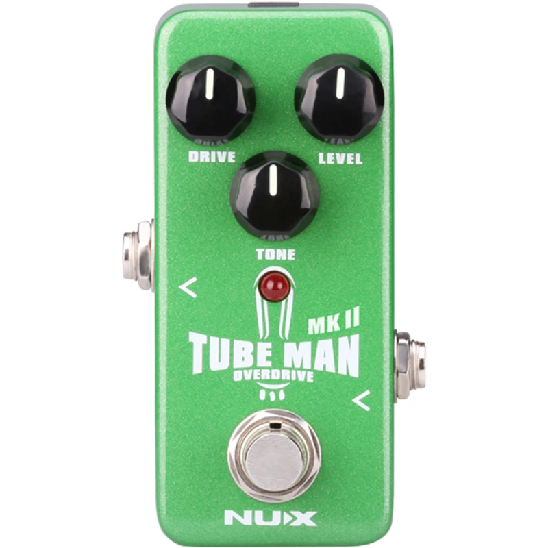 

NUX NOD-2 TUBE MAN MK II Overdrive Guitar Effect Pedal Full Metal Shell True Bypass with LED Indicator Guitar Parts Accessories