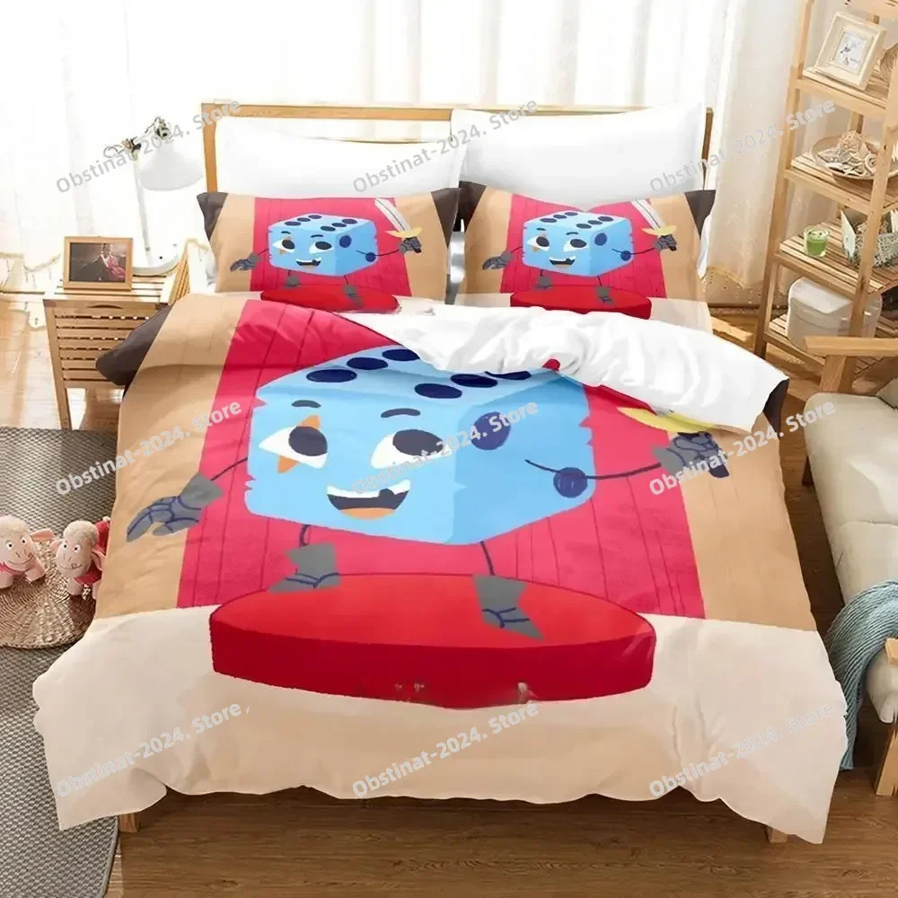 새로운 애니메이션 게임 다이시 던전 침구 세트 프린트 베드 세트 베개 커버 포함 싱글 더블 퀸 슈퍼 킹 사이즈