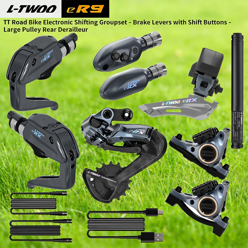 

LTWOO eRX-TT Wireless Electronic Road Groupset 2×10/12-Speed Drivetrain with Hydraulic Disc Brakes for Smooth Reliable Shifting