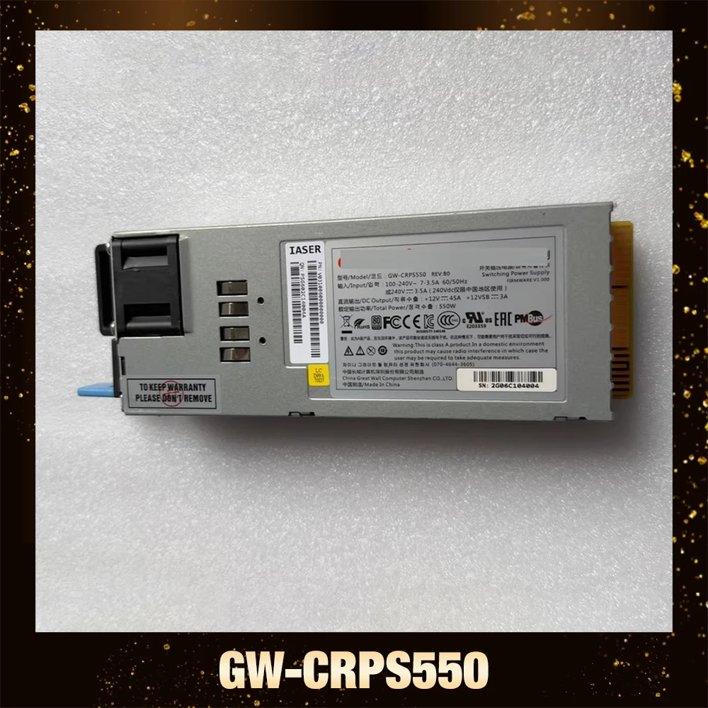 

For Great Wall GW-CRPS550 rated 550W server power supply