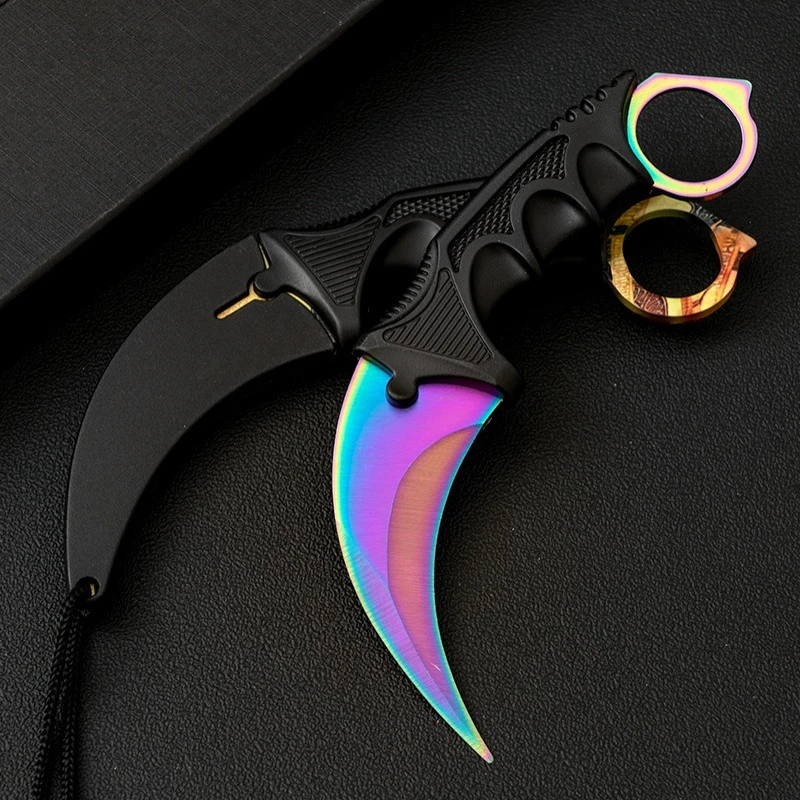 Stainless Steel Claw Toy Sword Unsharpened Durable Drop-Resistant Game Knife Fidget Toy Sensory Toy Stress Relief Safe Toy