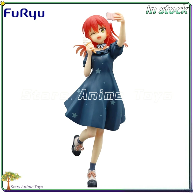 

Оригинальная фигурка FuRyu Trio Try It BOCCHI THE ROCK Kita Ikuyo, ручная модель аниме, коллекция игрушек